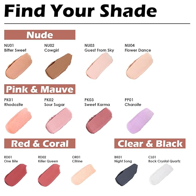 FOCALLURE Moisturizing Shimmer Lipstick, Hydrating Buildable Lip Color, Long Lasting Non-Drying Formula, Sparkly Diamond Finish, Back to School Gift, Sour Sugar