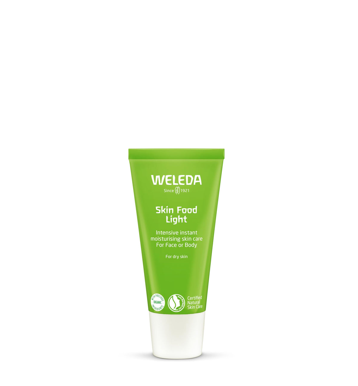Weleda Skin Food Light Nourishing Body Cream 2.5 Fluid Ounce, Plant Rich Hydrating Moisturizer with Chamomile, Calendula and Pansy