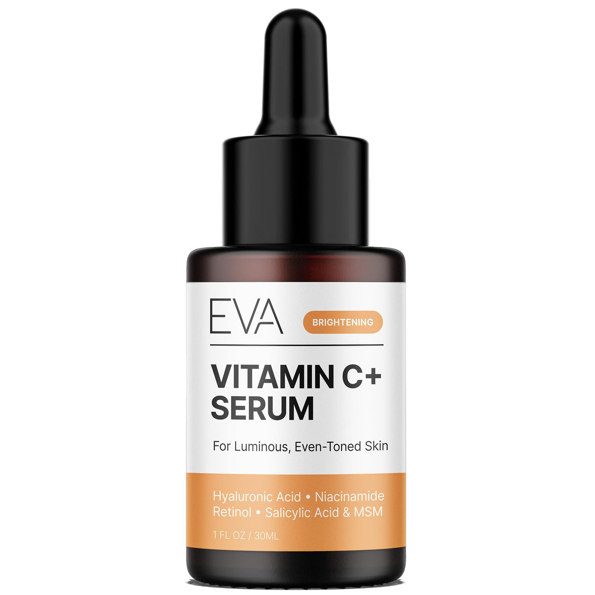 Eva Naturals Vitamin C Serum for Face with Retinol & Niacinamide, 1 oz