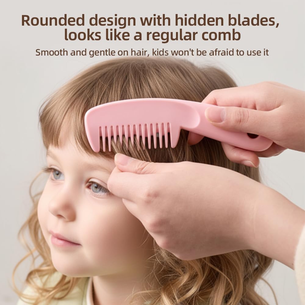 Cryslora Hair Razor Comb, Hair Thining Trimmer, Homeuse Cutting and Styling Comb (Purple)