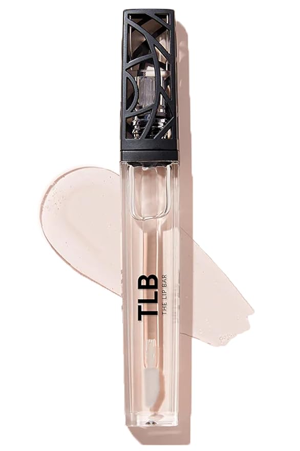 The Lip Bar - Lip Gloss, Minimalist (Clear) - Gloss Up Sheer Finish - Smooth, Not Sticky Formula - Moisturizing Coconut Oil, Olive Oil, Argan Oil & Vitamin E - Vegan & Cruelty Free -.30 fl oz