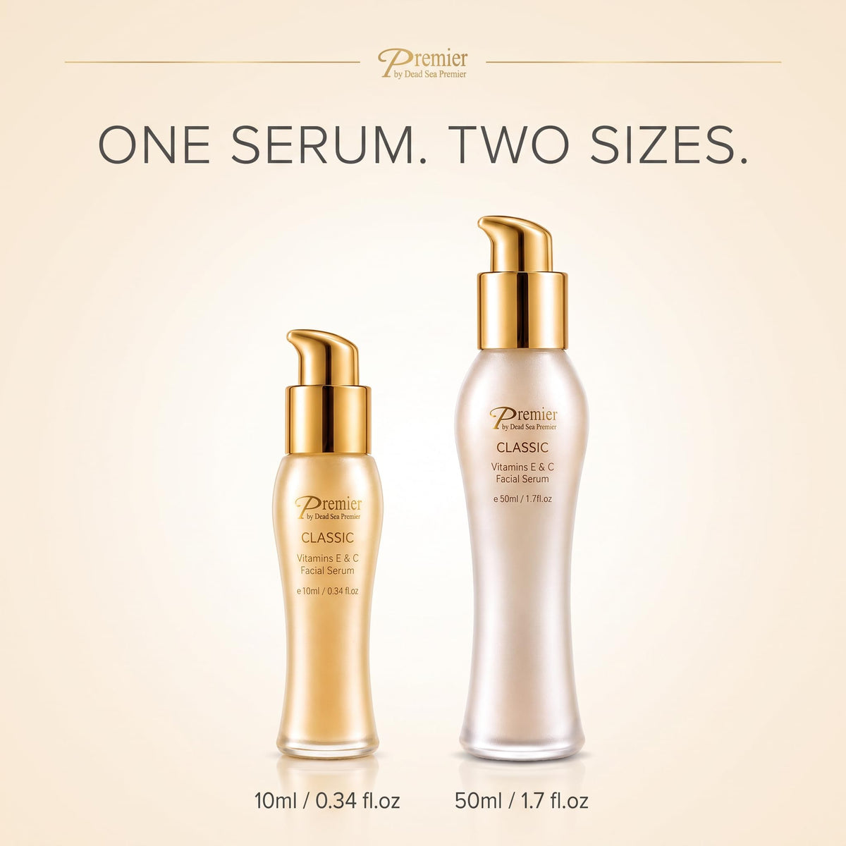 Premier Dead Sea Vitamin C Serum for Face, Brightening 1.7 Fl Oz