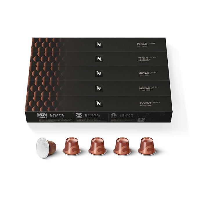 Nespresso Capsules Original Line, Flavored Nocciola Medium Roast, 50 Count Coffee pods