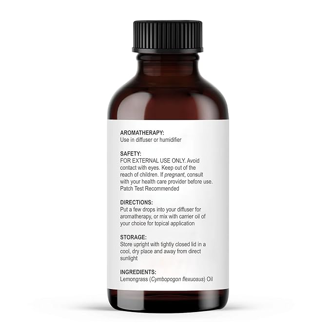 Majestic Pure Lemongrass Essential Oil for Diffuser - 1 Fl Oz