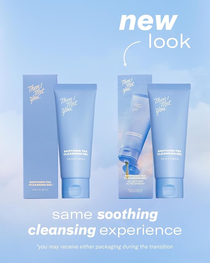 Then I Met You Soothing Tea Cleansing Gel, Korean Skin Care Face Wash