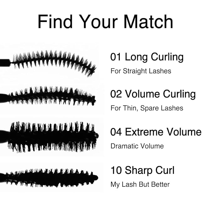 CLIO Kill Lash Superproof Mascara, Waterproof Lengthening Mascara with Precision Curved Brush, Soft Separated Curl, Smudge-Resistant Long Wear, Safe for Sensitive Eyes (020 Bouncy Lash)