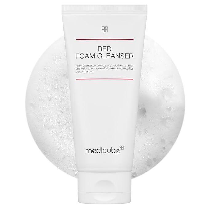 medicube Facial Cleanser Red Foam Cleanser, 4.05 oz