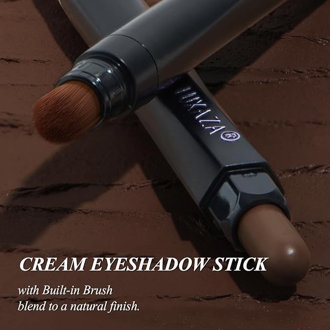 LUXAZA PRO Coral Island Eyeshadow Stick 3PCS Makeup Set, Metallic Shimmer Matte Cream Eye Shadow Eyeliner Brightener Pencil Crayon - J2 Coral Island