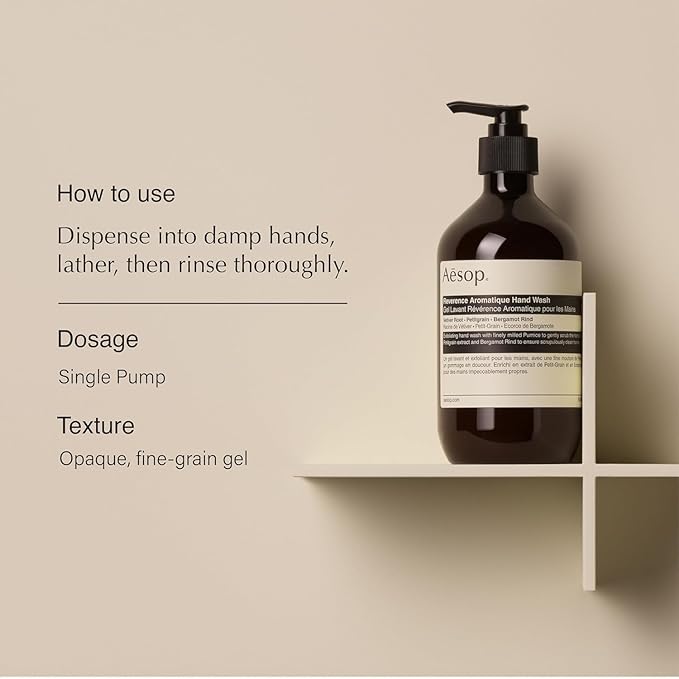 Aesop Resurrection & Reverence Aromatique Hand Wash Set – Nourishing Hand Wash & Gentle Exfoliating Hand Soap Duo | Botanical Cleansers Made with Hydrating Essential Oil Blend | 16.9 oz Each (2 Pack)