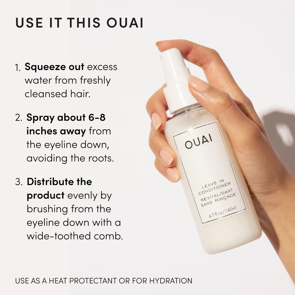 OUAI Multitasking Leave In Conditioner, North Bondi Scent