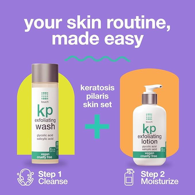 TOUCH Keratosis Pilaris Body Wash with Glycolic Acid, Salicylic Acid