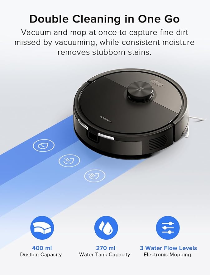 roborock Q7 L5 Robot Vacuum and Mop Combo, 8,000Pa Suction