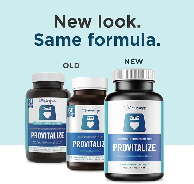 BB Company Provitalize | Probiotics for Women Digestive Health, Menopause, Joint Support | Sexy Midsection Curves, Bloat | Turmeric Curcumin Moringa | Gluten-Free & Shelf-Stable | Ages 40+ | 2 Pack