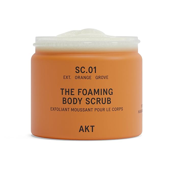 AKT The Foaming Body Scrub, SC.01 Orange Grove, 8.4 Fl Oz, All Genders