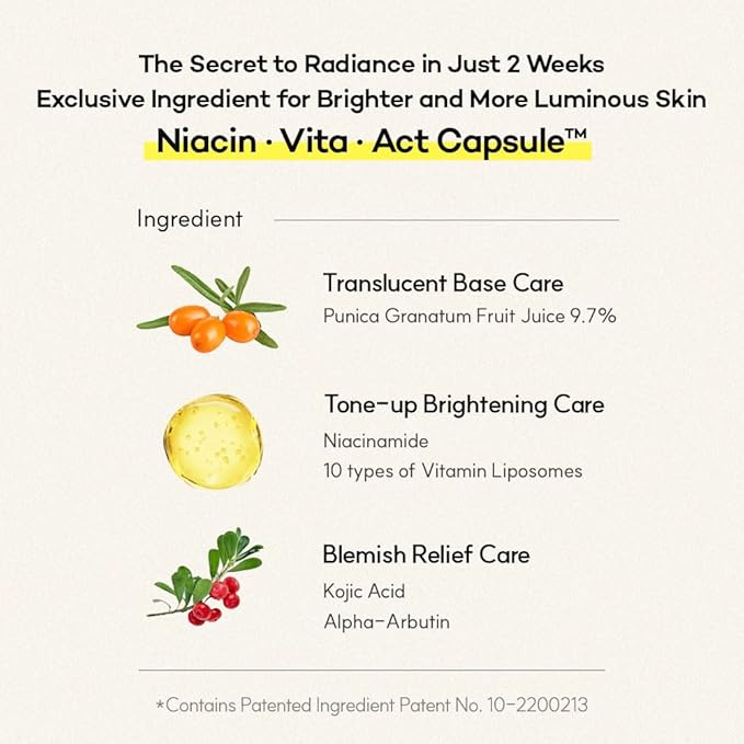 STANDARD SEOUL Brightening Bouncy Boost Serum – Radiance-Boosting K-Beauty Serum with Niacinamide, Vitamin C Blend, Lightweight Dual-Phase Glow Formula (30ml)