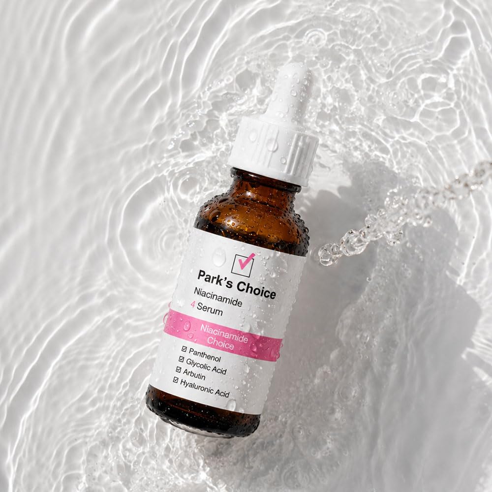 Niacinamide 4% Serum for Oily Skin | Pore Minimizing Serum & Oil Control Serum | Vitamin B12 Facial Serum for Dark Spots & Even Skin Tone | Korean Skincare | Park’s Choice