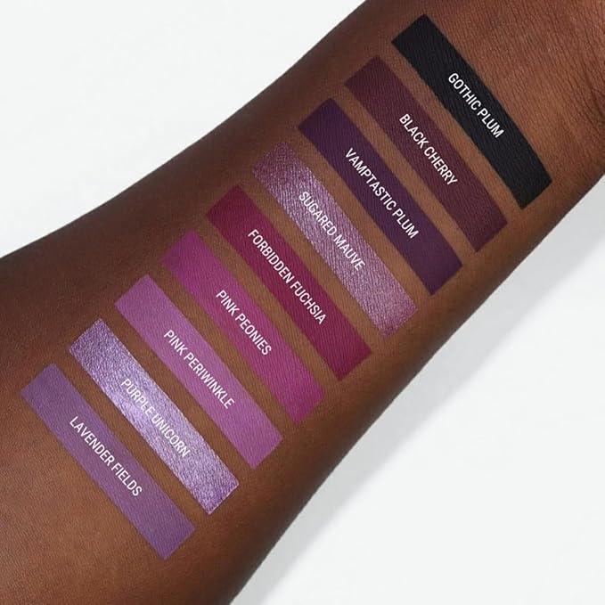 Aromi Bright Purple Lilac Metallic Liquid Lipstick (Purple Unicorn)