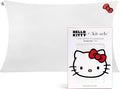Kitsch x Hello Kitty Satin Pillowcase - Size 19x26, Ivory