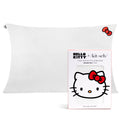 Kitsch x Hello Kitty Satin Pillowcase - Size 19x26, Ivory