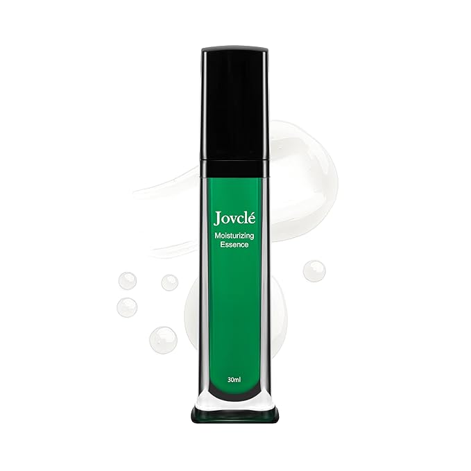 Jovclé Moisturizing Facial Essence, Luxurious Herbal Hydrating Serum for Face & Neck, Enriched with Centella Asiatica, Ginseng & Osmanthus, 1 fl. oz