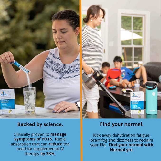 NormaLyte Apple Electrolyte Powder Packets, Hydration Stick, 6 Count