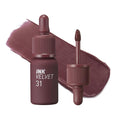 Peripera Ink The Velvet Lip Tint | Highly Pigmented, Longwear & Weightless Lip Tint | Smudge-Proof, Buildable Color for Lips & Cheeks | K-Beauty Makeup, Safe for Sensitive Lips (031 WINE NUDE)