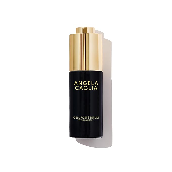 Angela Caglia Cell Forté Serum with SignalSource™ Technology, Human Stem Cell Conditioned Media for Visible Smoothness, Firmness, and Tone, 30ml / 1 fl oz