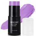 MEICOLY Light Purple Face Body Paint Stick(1.06 Oz),Cream Lavender Periwinkle Body Paint,Sweatproof Waterproof Purple Eye Black for Sports,Violet Lilac Face Paint for Halloween SFX Ursula Cosplay