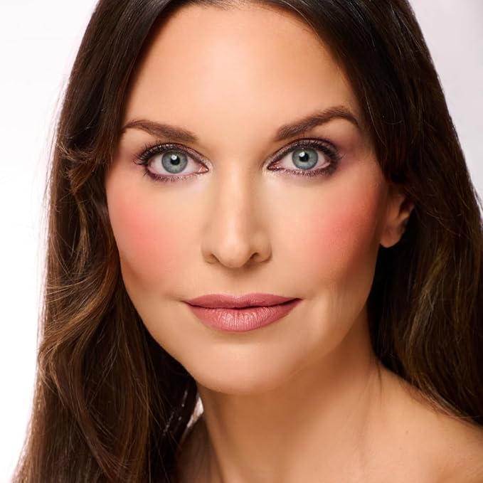Haute Minute Makeup Blush + Brighten Highlighter Duo, Mini Lightweight Blendable Shimmer Blush, High Pigmented Makeup Powder Palettes, Cruelty Free - Call My Agent!