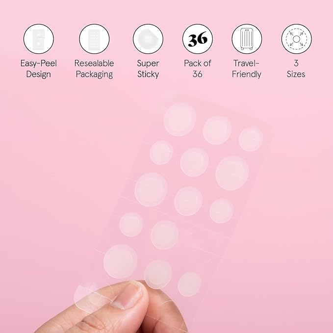 grace & stella Award Winning Multi-Size Pimple Patches for Face