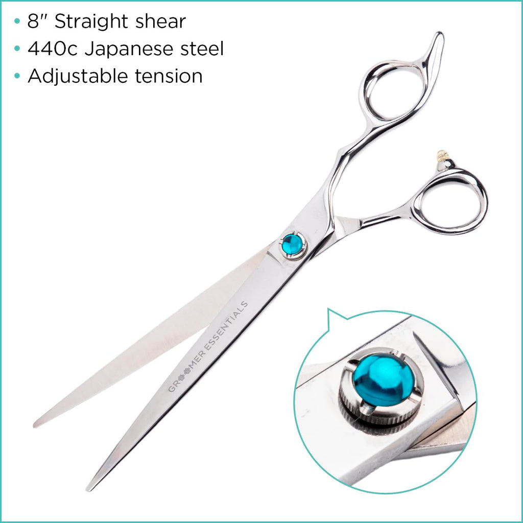 Groomer Essentials Straight Shear 8"