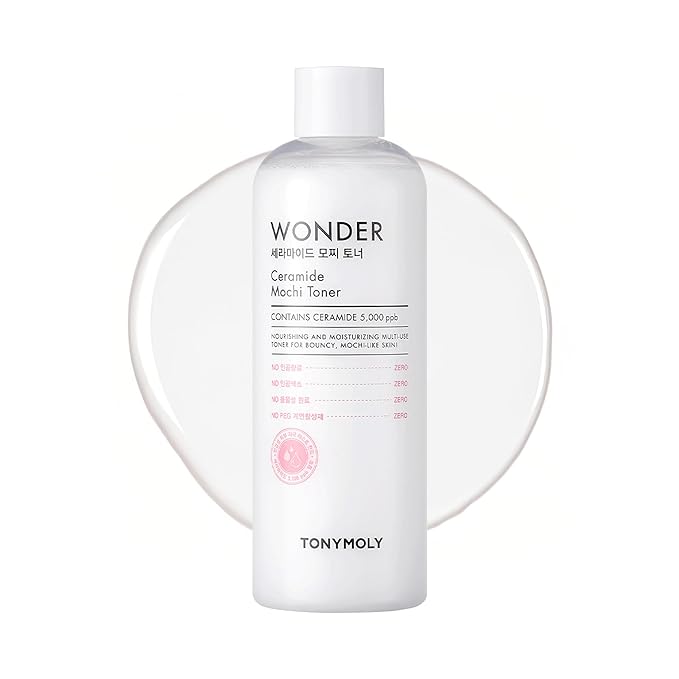 TONYMOLY Wonder Ceramide Mochi Toner Set - Hyaluronic Acid, Barrier Repair