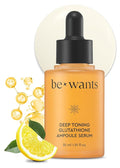 bewants Skin Brightening Glutathione Serum, Deep Toning Complex for Even Skin Tone, with Vitamin C, Niacinamide 50,000ppm, and Dark Spot care, 1.01 fl oz (1 Pack)