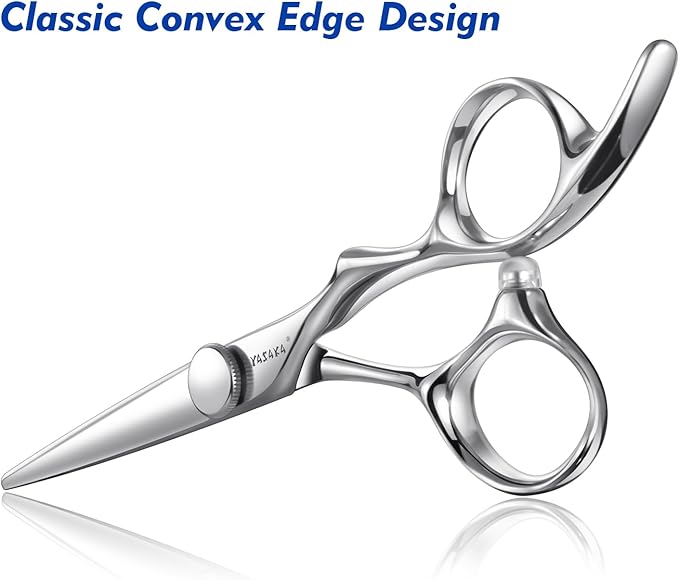 Hair Cutting Scissors for Hairstylist Hairdresser, Professional Barber Shears with Razor-Sharp Blades & Cobalt Alloy Steel for Salon and Slef Haircut DIY Home Use, Precison Hair Scissor, 6.5 Inch