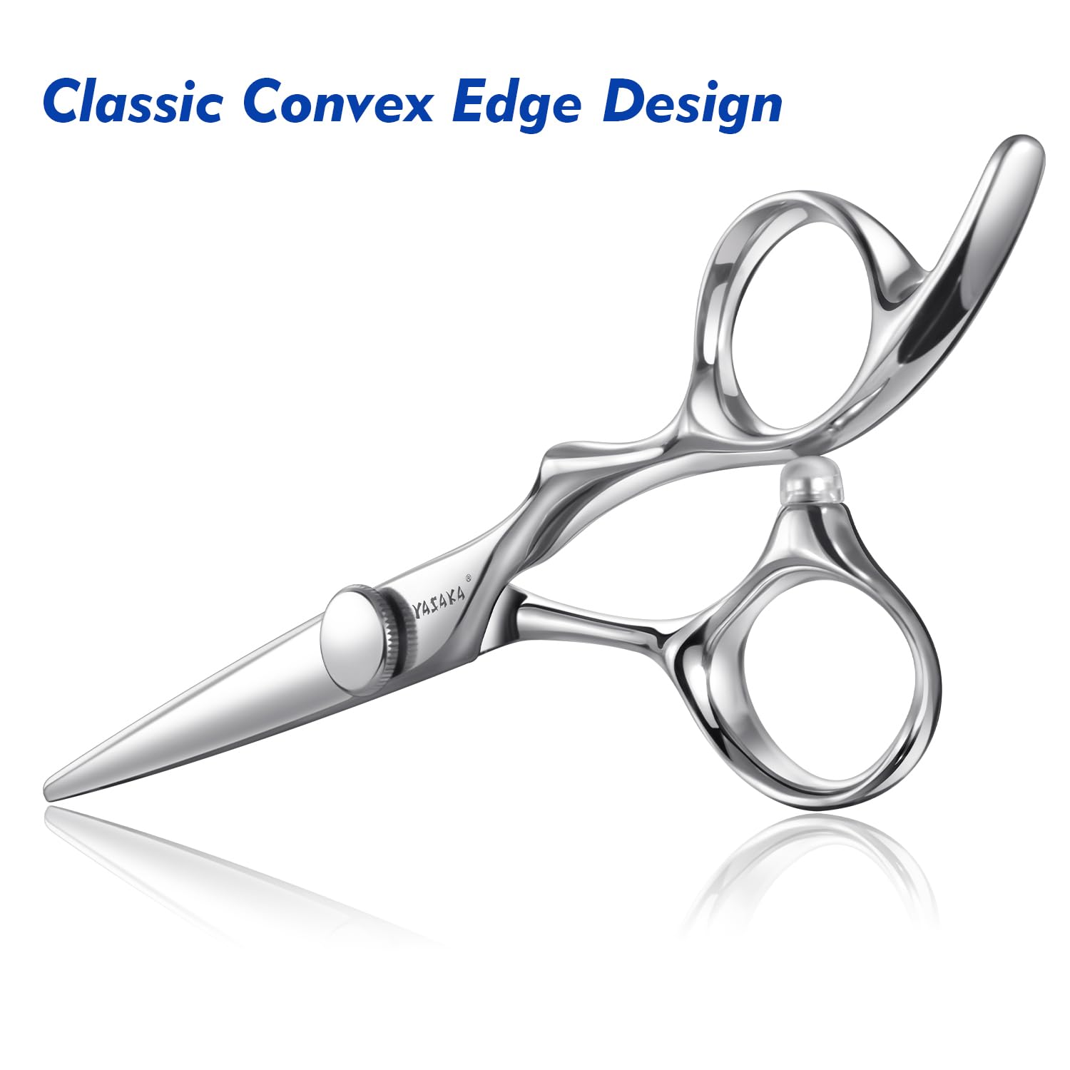 Professional Barber Shears for Hair Cutting with Razor-Sharp Blades & Cobalt Alloy Steel, Salon Hairstylist Hairdresser Precison Haircut Scissors for Women Men Kids, Home Use, 6 Inch