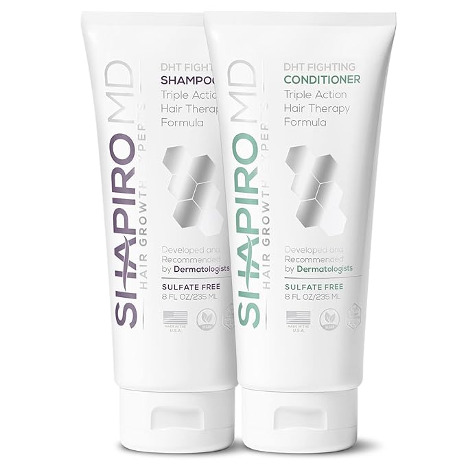 Shapiro MD Hair Growth Experts Hair Loss Shampoo and Conditioner, 1 Month
