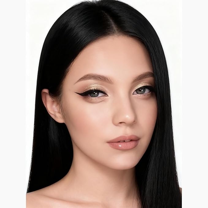 Hyesamyo Cream Light Gold Eyeshadow Stick - Smudge Proof Sweat Proof Eye Pencil - No Sharpener Needed Twist Up - Long Wearing Vibrant Matte & Shimmer - Crease Resistant Eye Makeup (10#)