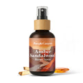 Purple Canyon Amber & Sandalwood Room Spray — 4 oz Natural Linen & Room Freshener — Warm, Woody & Resinous Fragrance Mist — Cozy Home Ambiance — Premium Natural Fragrance Oils