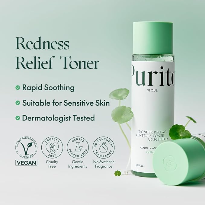 PURITO Wonder Releaf Toner Unscented | Soothing Toner For Sensitive Skin