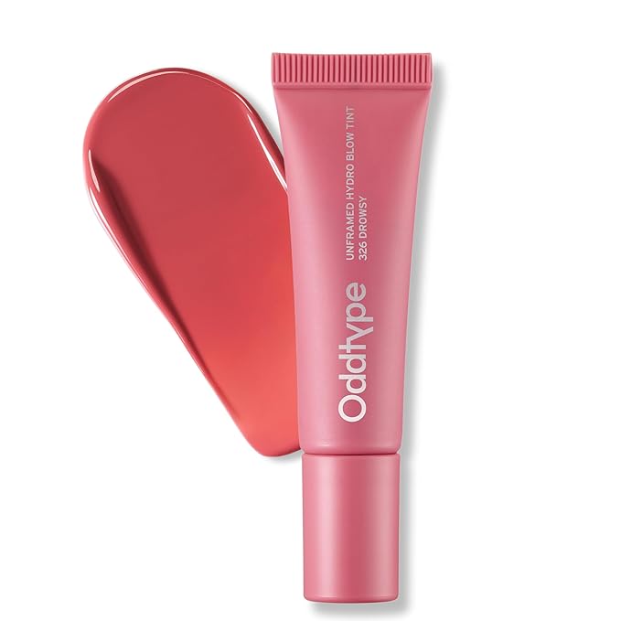 Oddtype Unframed Hydro Blow Tint – 326 Drowsy | Hydrating Gloss Lip Tint | 0.3 fl oz / 9 g | Korean Beauty