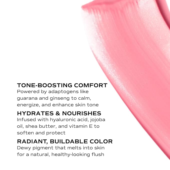 SONELA Blissful Moment Dewy Liquid Blush — Buildable, Adaptogens + Hyaluronic Acid, Long-Lasting, Vegan, Clean Makeup, 0.27 fl oz
