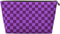 Dultua Mothers Day Gifts Makeup Bag Purse Cosmetic Bag Travel Toiletry Leather Make Up Bags for Mom Wife Women Daughter Elegant Purple