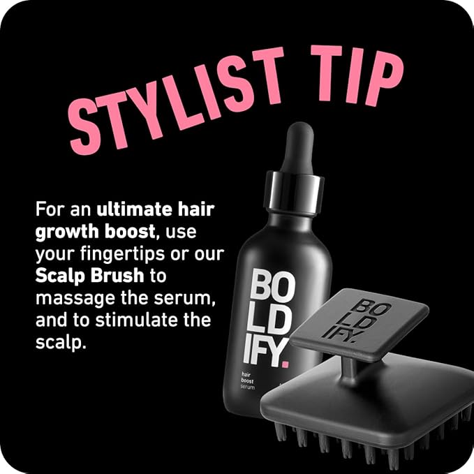 BOLDIFY Hair Growth Serum, Scalp Treatment for Thicker Hair for Women & Men