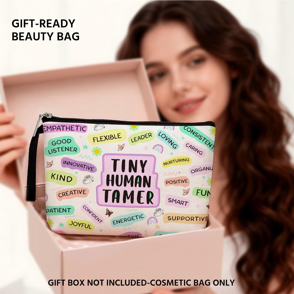 Teacher Gifts Makeup Bag Teacher Appreciation Gifts Zipper Toiletry Bag