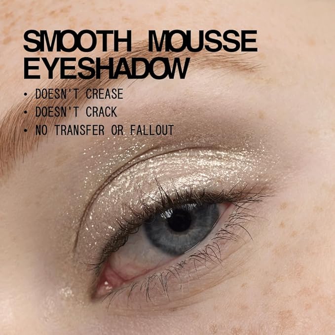 aboutface Fractal Glitter Eye Paint | Soft Silver | 0.13oz