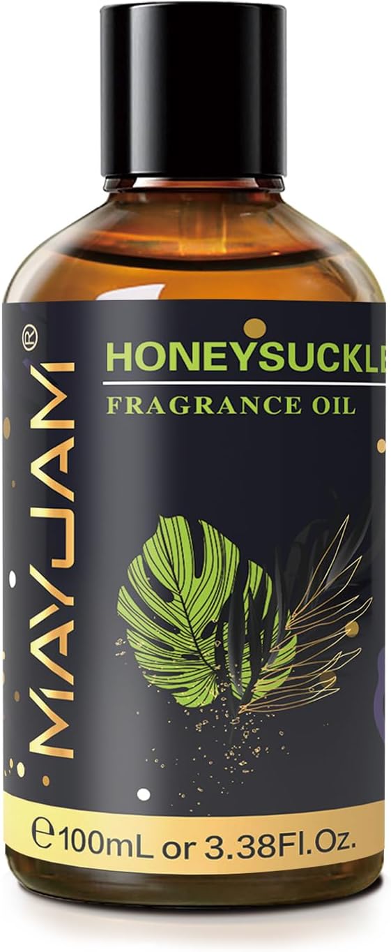 MAYJAM Honeysuckle Fragrance Oil Essential Oils for Diffusers, 3.38FL.OZ