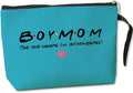 Jztco Boy Mama Makeup Bag, Baby Shower Gifts for Mom First Time Blue