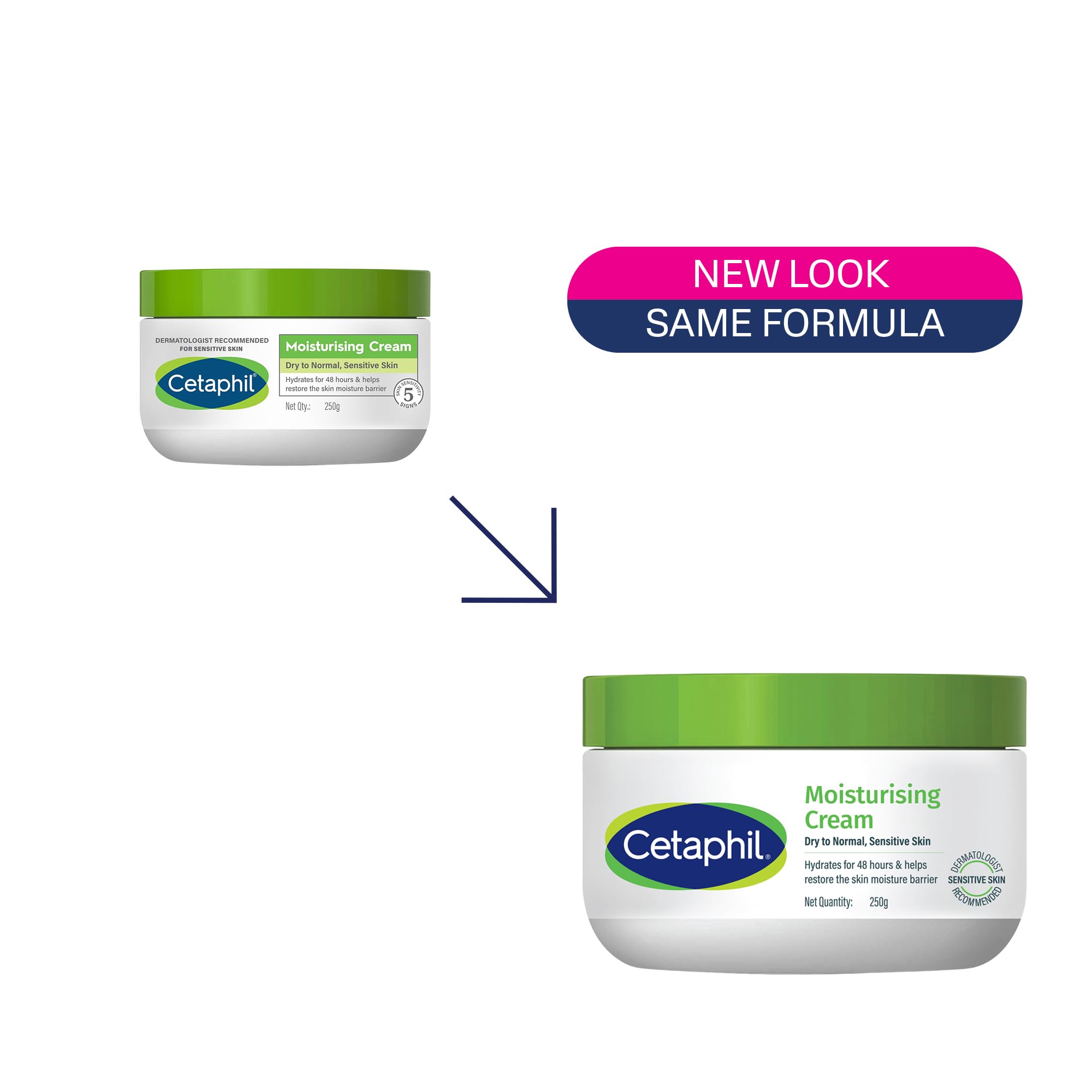 Cetaphil Moisturizing Cream, Face & Body, Sensitive Dry Skin, 8.8 oz