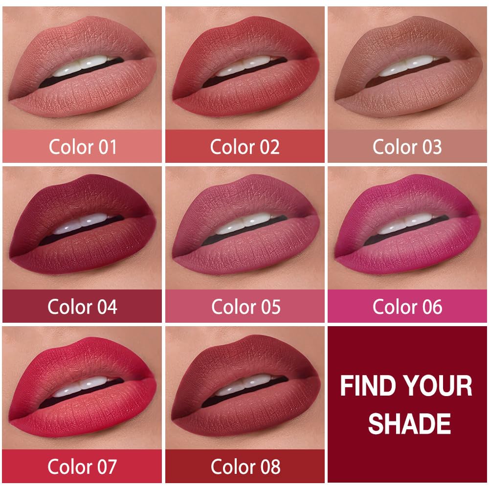 3Pcs Gradient Matte Lipstick Crayon Lip Liner pencil,Crayon Form and Cone Tip 2-in-1 Lip Liner and Lipstick Lip Combo Set Achieve Flawless Contour Gradual Ombre Effect lip Pencil for Old Women