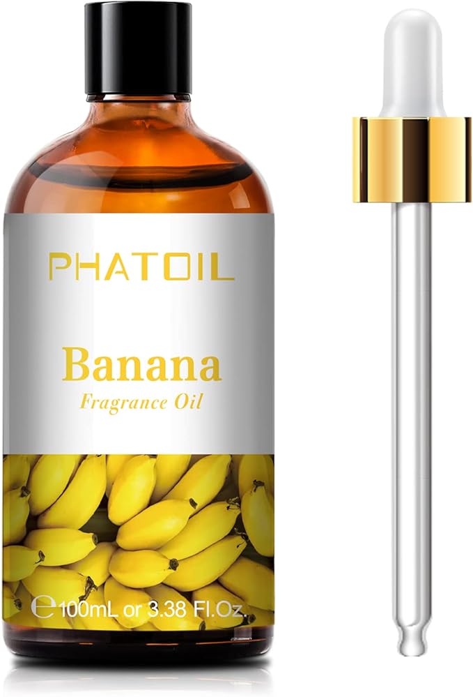 PHATOIL Banana Fragrance Oil for Diffuser Aromatherapy 3.38FL.OZ
